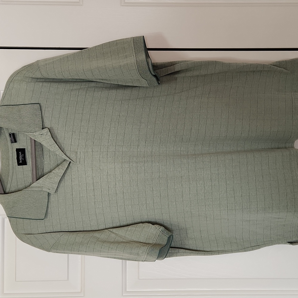 Haggar Sage Green Polo Shirt